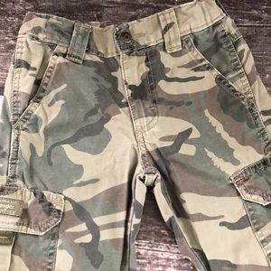 Wrangler Camo Cargo Pants Boys Size 5